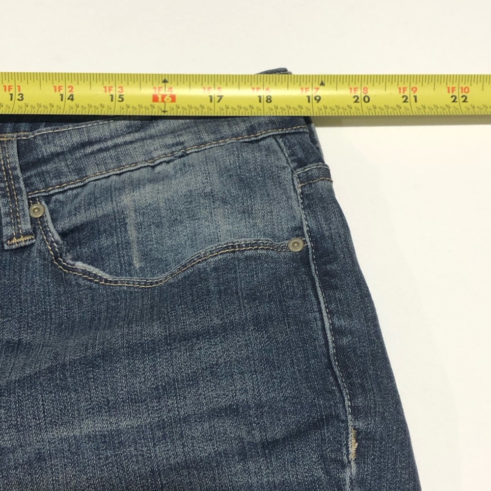 Vintage X America Women's Dark Blue Boho Skinny Jeans Size 18W - Picture 9 of 11